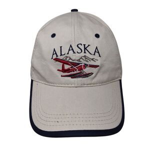 Alaska Snapback Hat Tan One Size Adjustable Embroidered 6 Panel Tonqass Cotton